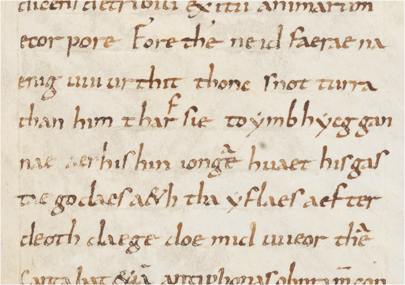 Bede's Death Song (St. Gallen, Stiftsbibliothek, Cod. Sang. 254, p. 253)